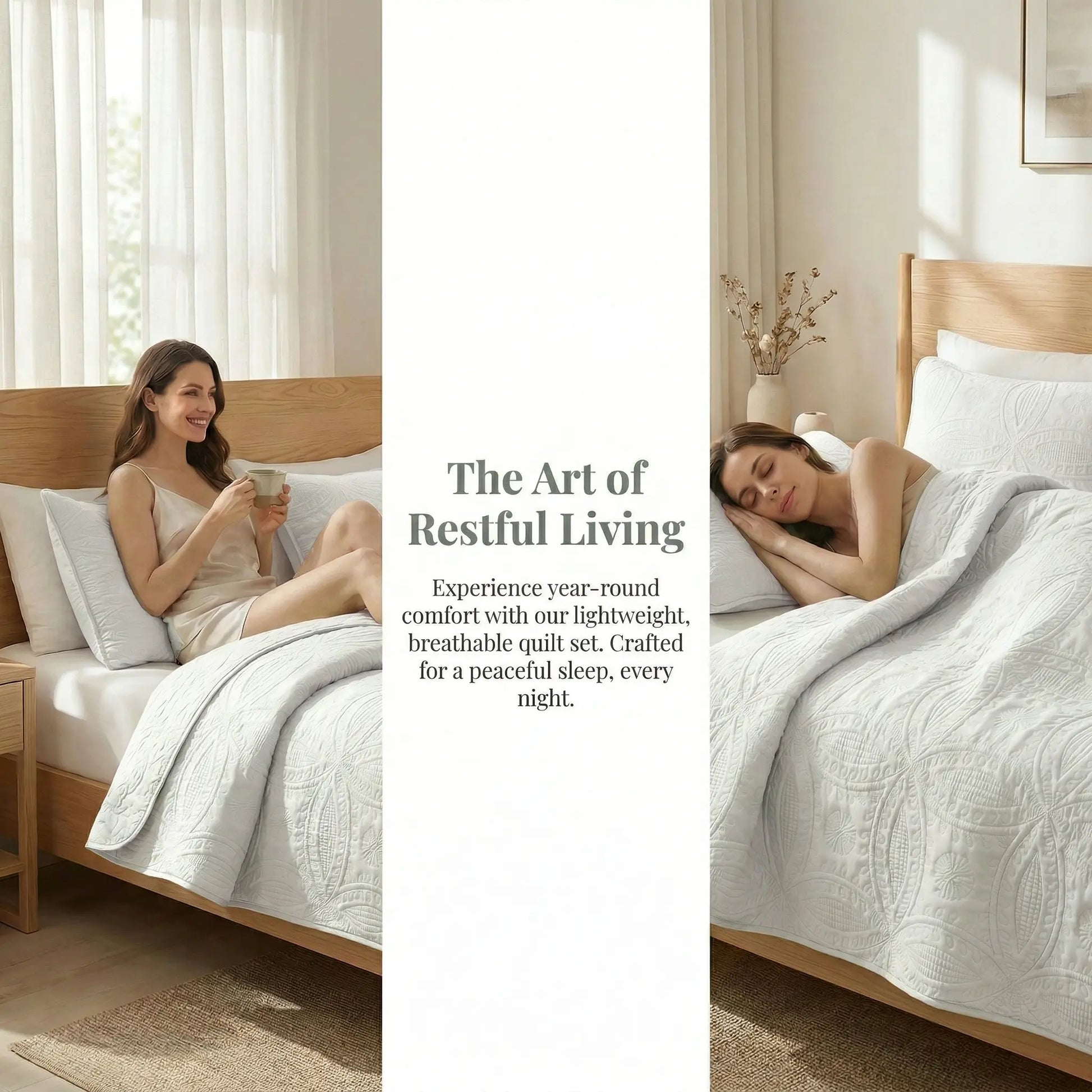 Ultrasonic 2/3-Piece Embossed Bedspread Coverlet Set – Lightweight All-Season Bedding, Soft Microfiber with Pillowcases, Machine Washable, Sizes Twin/Queen/King, Bed Accessories, All-Season Suitable Gift Aesthetic Decor Tiktokshopspringglowup